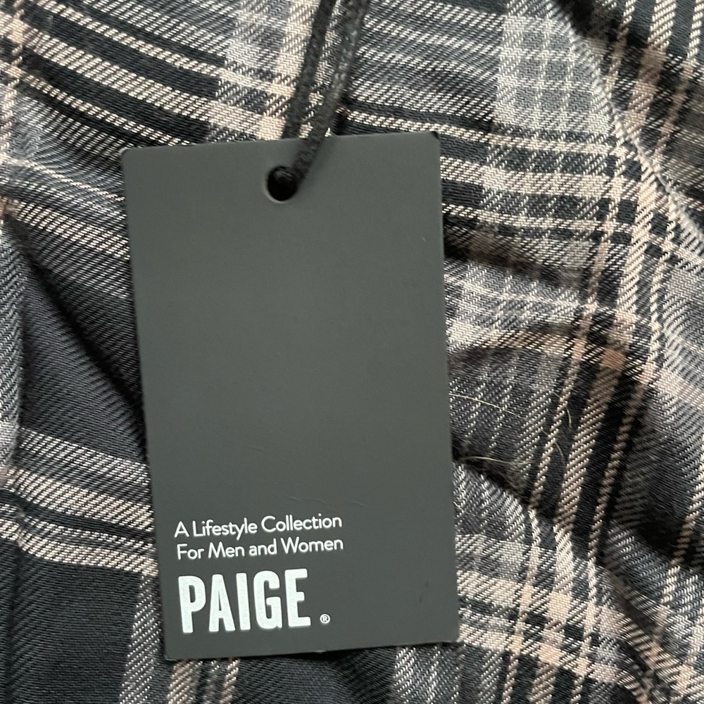 PAIGE spaghetti strap plaid and lace dress - Picture 6 of 9
